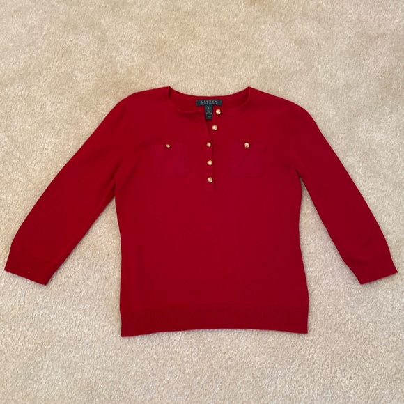 Lauren Ralph Lauren top. Small - Picture 1 of 6